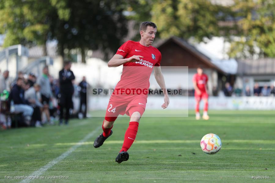 Sebastian Fries, Sportgelände, Karlburg, 23.09.2023, sport, action, BFV, Fussball, Saison 2023/2024, 12. Spieltag, Landesliga Nordwest, TUS, TSV, TuS Aschaffenburg-Leider, TSV Karlburg - Bild-ID: 2380986 Sebastian Fries, Sportgelände, Karlburg, 23.09.2023, sport, action, BFV, Fussball, Saison 2023/2024, 12. Spieltag, Landesliga Nordwest, TUS, TSV, TuS Aschaffenburg-Leider, TSV Karlburg - Bild-ID: 2380986
