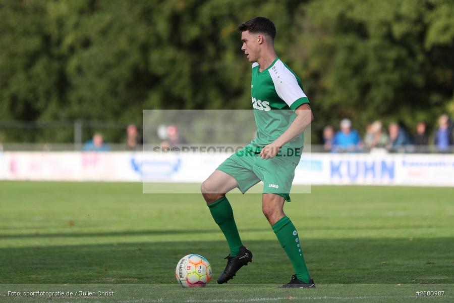 Luis Brunn, Sportgelände, Karlburg, 23.09.2023, sport, action, BFV, Fussball, Saison 2023/2024, 12. Spieltag, Landesliga Nordwest, TUS, TSV, TuS Aschaffenburg-Leider, TSV Karlburg - Bild-ID: 2380987 Luis Brunn, Sportgelände, Karlburg, 23.09.2023, sport, action, BFV, Fussball, Saison 2023/2024, 12. Spieltag, Landesliga Nordwest, TUS, TSV, TuS Aschaffenburg-Leider, TSV Karlburg - Bild-ID: 2380987