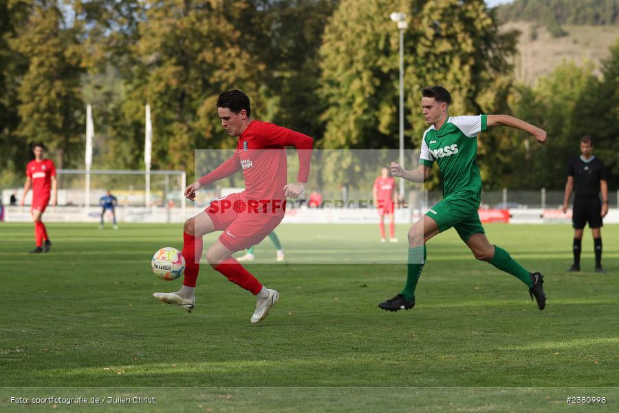 Jan Martin, Sportgelände, Karlburg, 23.09.2023, sport, action, BFV, Fussball, Saison 2023/2024, 12. Spieltag, Landesliga Nordwest, TUS, TSV, TuS Aschaffenburg-Leider, TSV Karlburg - Bild-ID: 2380998