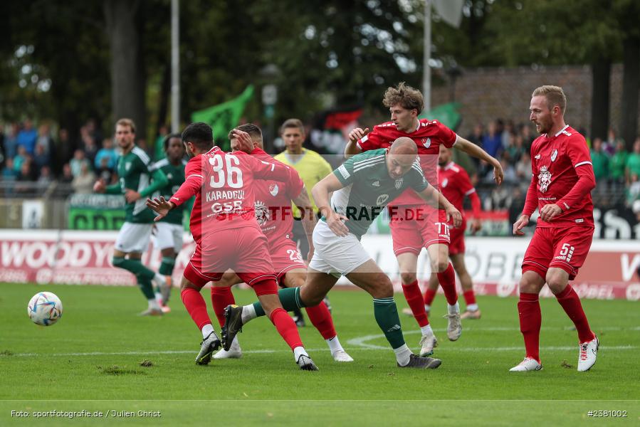 Adam Jabiri, Sachs Stadion, Schweinfurt, 23.09.2023, sport, action, BFV, Fussball, Saison 2023/2024, 11. Spieltag, Regionalliga Bayern, TGM, FCS, Türkgücü München, 1. FC Schweinfurt 1905 - Bild-ID: 2381002