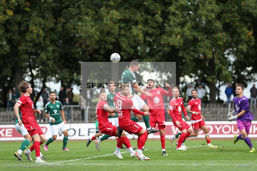 Marc Hänschke, Sachs Stadion, Schweinfurt, 23.09.2023, sport, action, BFV, Fussball, Saison 2023/2024, 11. Spieltag, Regionalliga Bayern, TGM, FCS, Türkgücü München, 1. FC Schweinfurt 1905 - Bild-ID: 2381007