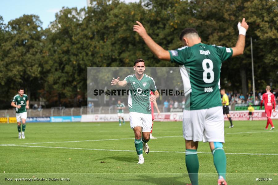 Severo Sturm, Sachs Stadion, Schweinfurt, 23.09.2023, sport, action, BFV, Fussball, Saison 2023/2024, 11. Spieltag, Regionalliga Bayern, TGM, FCS, Türkgücü München, 1. FC Schweinfurt 1905 - Bild-ID: 2381014
