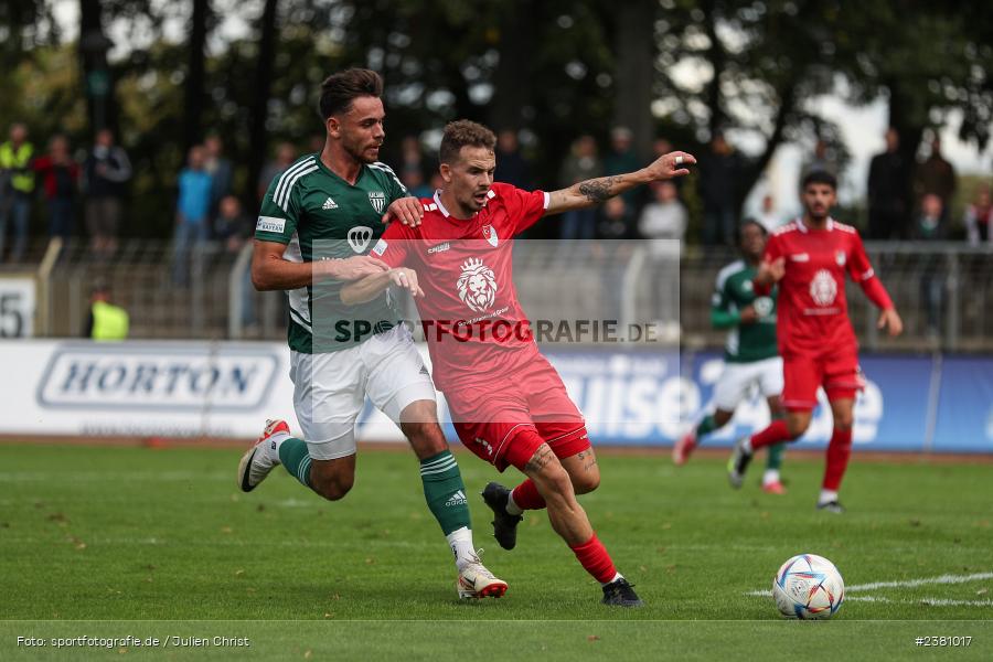 Severo Sturm, Sachs Stadion, Schweinfurt, 23.09.2023, sport, action, BFV, Fussball, Saison 2023/2024, 11. Spieltag, Regionalliga Bayern, TGM, FCS, Türkgücü München, 1. FC Schweinfurt 1905 - Bild-ID: 2381017