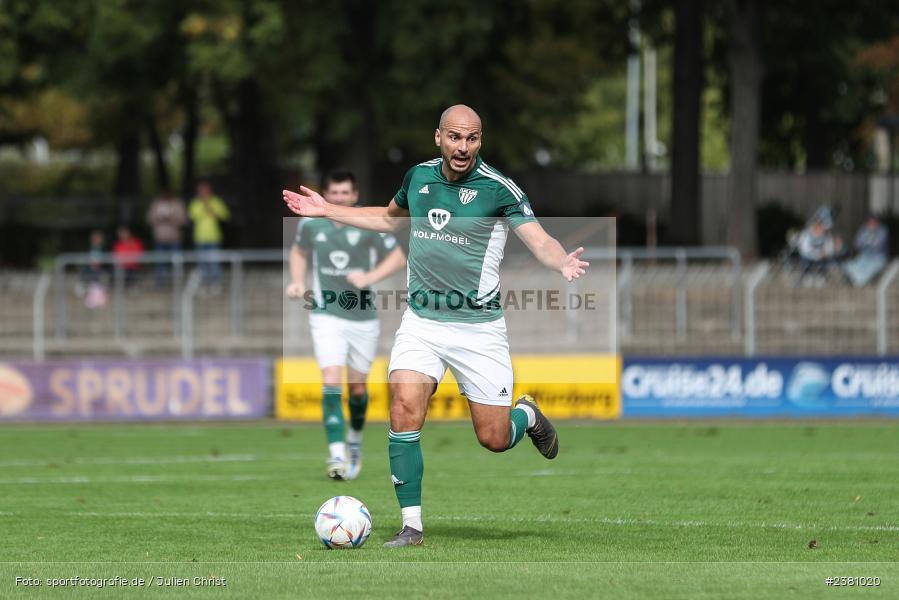 Adam Jabiri, Sachs Stadion, Schweinfurt, 23.09.2023, sport, action, BFV, Fussball, Saison 2023/2024, 11. Spieltag, Regionalliga Bayern, TGM, FCS, Türkgücü München, 1. FC Schweinfurt 1905 - Bild-ID: 2381020