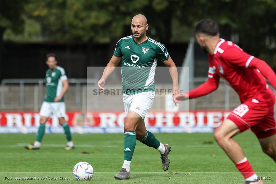 Adam Jabiri, Sachs Stadion, Schweinfurt, 23.09.2023, sport, action, BFV, Fussball, Saison 2023/2024, 11. Spieltag, Regionalliga Bayern, TGM, FCS, Türkgücü München, 1. FC Schweinfurt 1905 - Bild-ID: 2381022