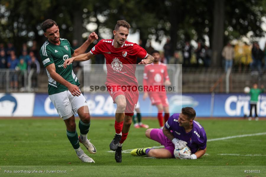 Severo Sturm, Sachs Stadion, Schweinfurt, 23.09.2023, sport, action, BFV, Fussball, Saison 2023/2024, 11. Spieltag, Regionalliga Bayern, TGM, FCS, Türkgücü München, 1. FC Schweinfurt 1905 - Bild-ID: 2381023