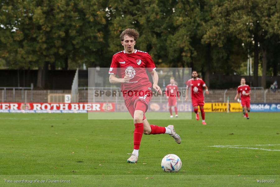 Benedict Laverty, Sachs Stadion, Schweinfurt, 23.09.2023, sport, action, BFV, Fussball, Saison 2023/2024, 11. Spieltag, Regionalliga Bayern, TGM, FCS, Türkgücü München, 1. FC Schweinfurt 1905 - Bild-ID: 2381030