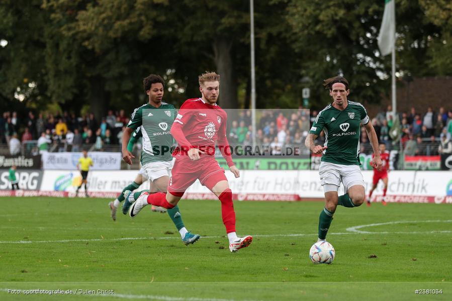 Stefan Maderer, Sachs Stadion, Schweinfurt, 23.09.2023, sport, action, BFV, Fussball, Saison 2023/2024, 11. Spieltag, Regionalliga Bayern, TGM, FCS, Türkgücü München, 1. FC Schweinfurt 1905 - Bild-ID: 2381034