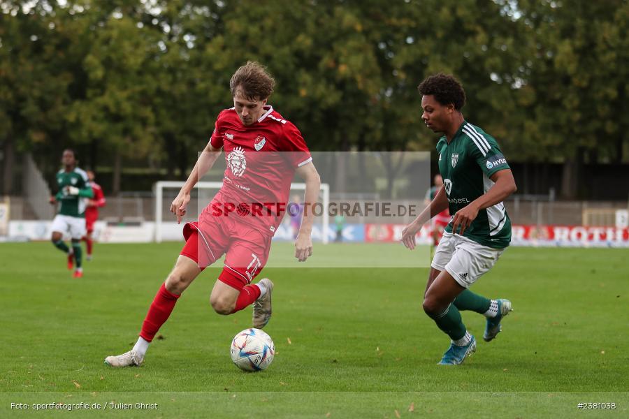 Benedict Laverty, Sachs Stadion, Schweinfurt, 23.09.2023, sport, action, BFV, Fussball, Saison 2023/2024, 11. Spieltag, Regionalliga Bayern, TGM, FCS, Türkgücü München, 1. FC Schweinfurt 1905 - Bild-ID: 2381038