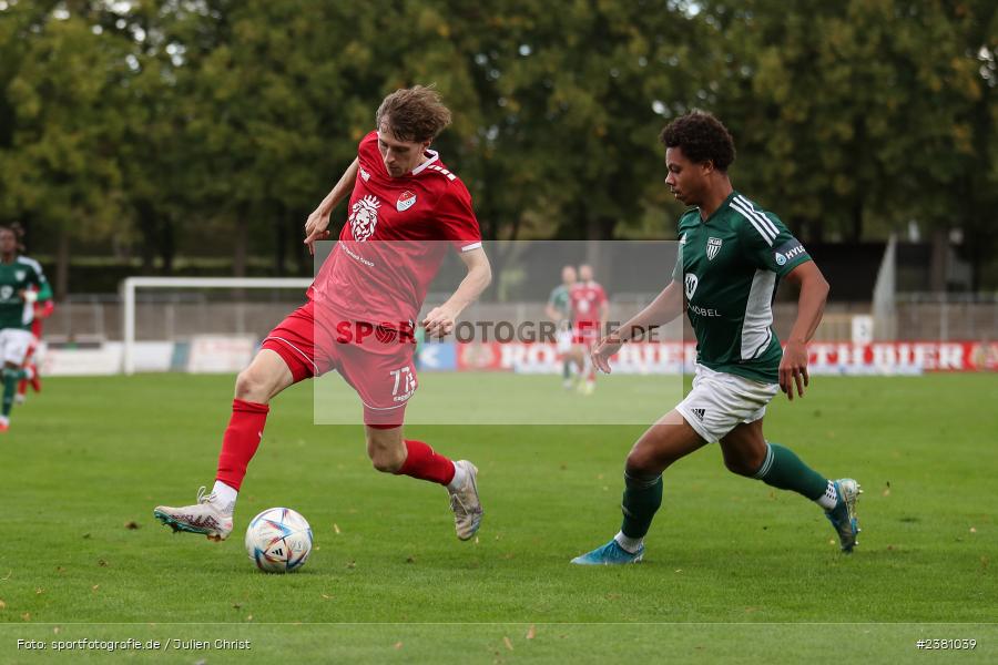 Benedict Laverty, Sachs Stadion, Schweinfurt, 23.09.2023, sport, action, BFV, Fussball, Saison 2023/2024, 11. Spieltag, Regionalliga Bayern, TGM, FCS, Türkgücü München, 1. FC Schweinfurt 1905 - Bild-ID: 2381039