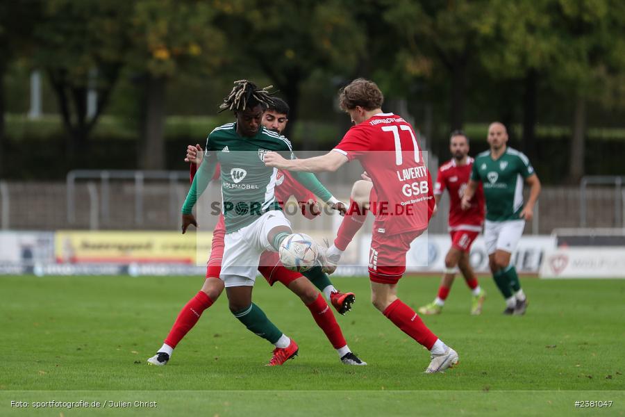 Hans Anapak-Baka, Sachs Stadion, Schweinfurt, 23.09.2023, sport, action, BFV, Fussball, Saison 2023/2024, 11. Spieltag, Regionalliga Bayern, TGM, FCS, Türkgücü München, 1. FC Schweinfurt 1905 - Bild-ID: 2381047