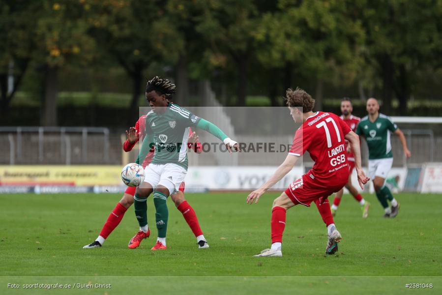 Hans Anapak-Baka, Sachs Stadion, Schweinfurt, 23.09.2023, sport, action, BFV, Fussball, Saison 2023/2024, 11. Spieltag, Regionalliga Bayern, TGM, FCS, Türkgücü München, 1. FC Schweinfurt 1905 - Bild-ID: 2381048
