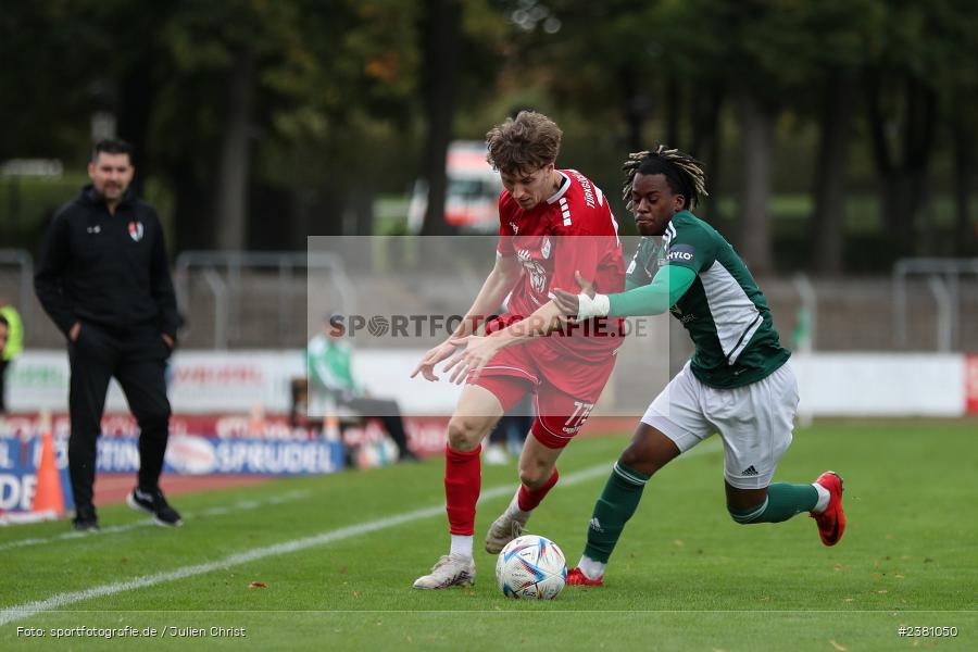 Benedict Laverty, Sachs Stadion, Schweinfurt, 23.09.2023, sport, action, BFV, Fussball, Saison 2023/2024, 11. Spieltag, Regionalliga Bayern, TGM, FCS, Türkgücü München, 1. FC Schweinfurt 1905 - Bild-ID: 2381050