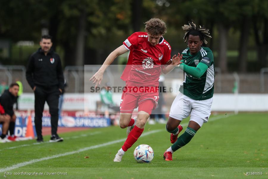 Benedict Laverty, Sachs Stadion, Schweinfurt, 23.09.2023, sport, action, BFV, Fussball, Saison 2023/2024, 11. Spieltag, Regionalliga Bayern, TGM, FCS, Türkgücü München, 1. FC Schweinfurt 1905 - Bild-ID: 2381053
