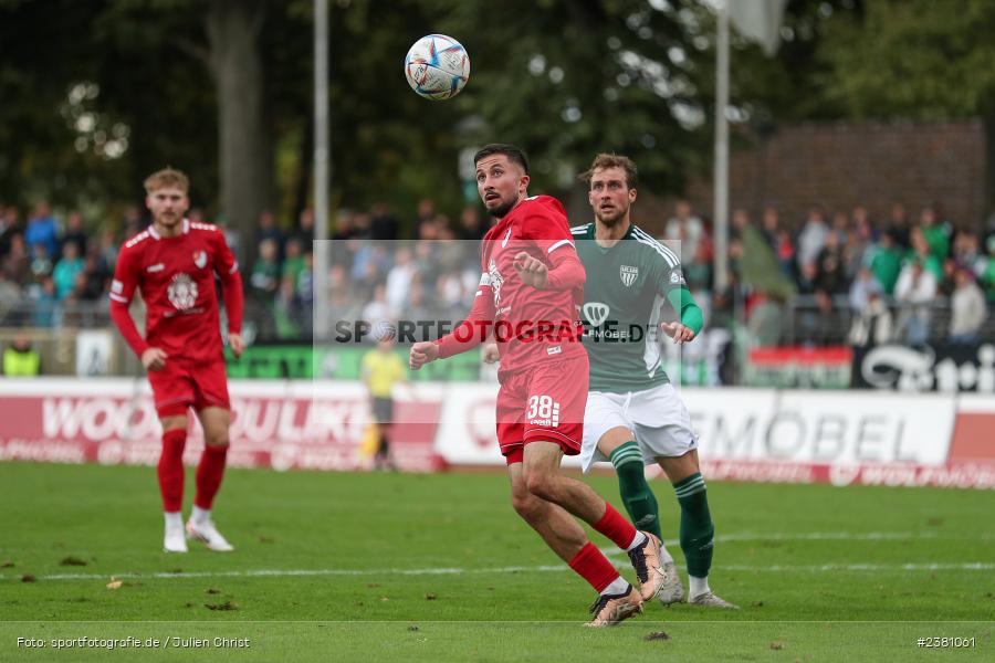Emre Tunc, Sachs Stadion, Schweinfurt, 23.09.2023, sport, action, BFV, Fussball, Saison 2023/2024, 11. Spieltag, Regionalliga Bayern, TGM, FCS, Türkgücü München, 1. FC Schweinfurt 1905 - Bild-ID: 2381061