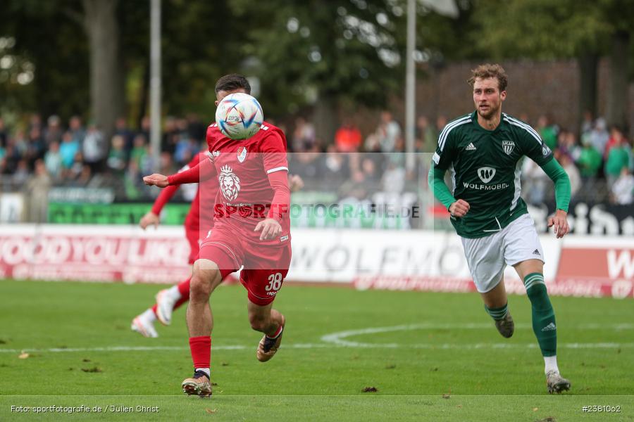 Emre Tunc, Sachs Stadion, Schweinfurt, 23.09.2023, sport, action, BFV, Fussball, Saison 2023/2024, 11. Spieltag, Regionalliga Bayern, TGM, FCS, Türkgücü München, 1. FC Schweinfurt 1905 - Bild-ID: 2381062