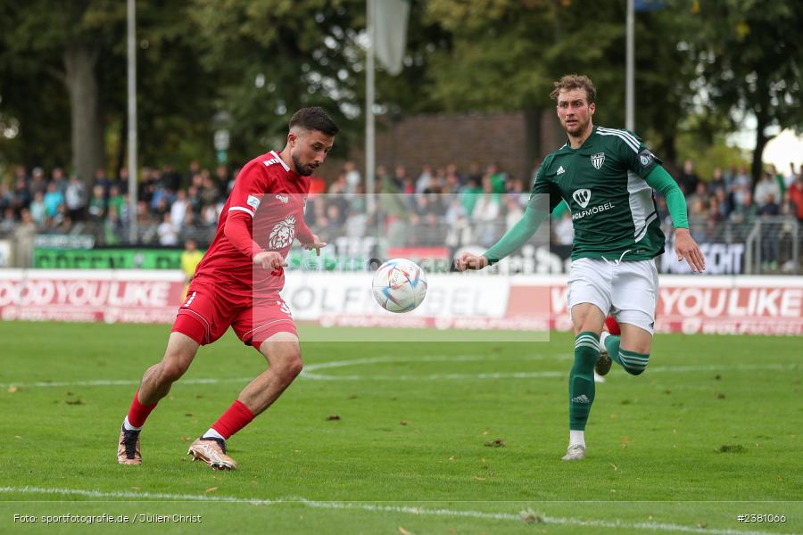 Emre Tunc, Sachs Stadion, Schweinfurt, 23.09.2023, sport, action, BFV, Fussball, Saison 2023/2024, 11. Spieltag, Regionalliga Bayern, TGM, FCS, Türkgücü München, 1. FC Schweinfurt 1905 - Bild-ID: 2381066