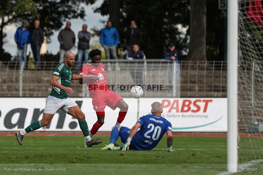 Fadhel Morou, Sachs Stadion, Schweinfurt, 23.09.2023, sport, action, BFV, Fussball, Saison 2023/2024, 11. Spieltag, Regionalliga Bayern, TGM, FCS, Türkgücü München, 1. FC Schweinfurt 1905 - Bild-ID: 2381067 Fadhel Morou, Sachs Stadion, Schweinfurt, 23.09.2023, sport, action, BFV, Fussball, Saison 2023/2024, 11. Spieltag, Regionalliga Bayern, TGM, FCS, Türkgücü München, 1. FC Schweinfurt 1905 - Bild-ID: 2381067