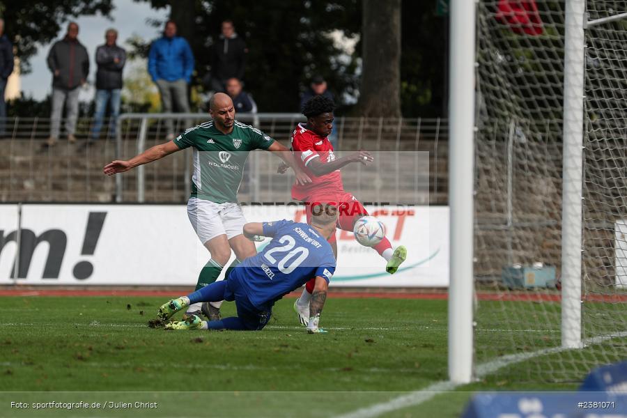 Fadhel Morou, Sachs Stadion, Schweinfurt, 23.09.2023, sport, action, BFV, Fussball, Saison 2023/2024, 11. Spieltag, Regionalliga Bayern, TGM, FCS, Türkgücü München, 1. FC Schweinfurt 1905 - Bild-ID: 2381071
