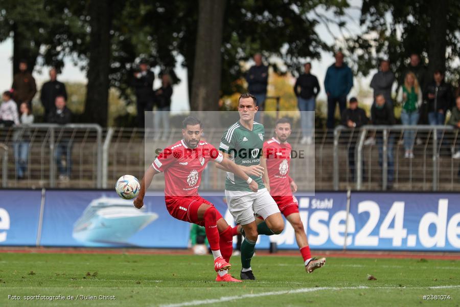 Ünal Tosun, Sachs Stadion, Schweinfurt, 23.09.2023, sport, action, BFV, Fussball, Saison 2023/2024, 11. Spieltag, Regionalliga Bayern, TGM, FCS, Türkgücü München, 1. FC Schweinfurt 1905 - Bild-ID: 2381074