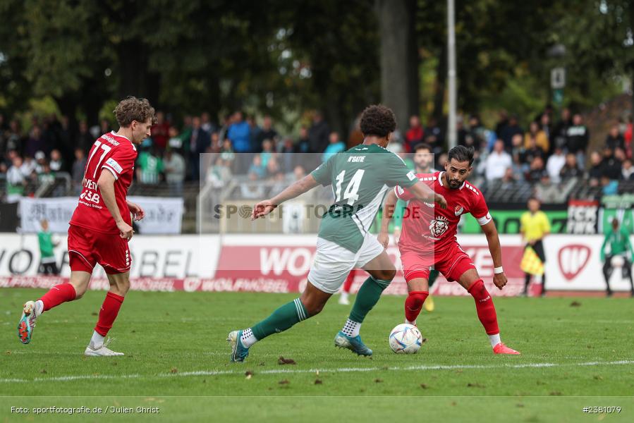 Ünal Tosun, Sachs Stadion, Schweinfurt, 23.09.2023, sport, action, BFV, Fussball, Saison 2023/2024, 11. Spieltag, Regionalliga Bayern, TGM, FCS, Türkgücü München, 1. FC Schweinfurt 1905 - Bild-ID: 2381079