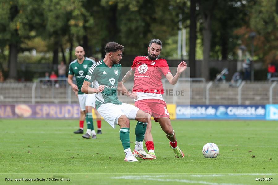 Severo Sturm, Sachs Stadion, Schweinfurt, 23.09.2023, sport, action, BFV, Fussball, Saison 2023/2024, 11. Spieltag, Regionalliga Bayern, TGM, FCS, Türkgücü München, 1. FC Schweinfurt 1905 - Bild-ID: 2381087
