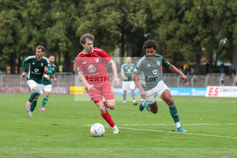 Benedict Laverty, Sachs Stadion, Schweinfurt, 23.09.2023, sport, action, BFV, Fussball, Saison 2023/2024, 11. Spieltag, Regionalliga Bayern, TGM, FCS, Türkgücü München, 1. FC Schweinfurt 1905 - Bild-ID: 2381089