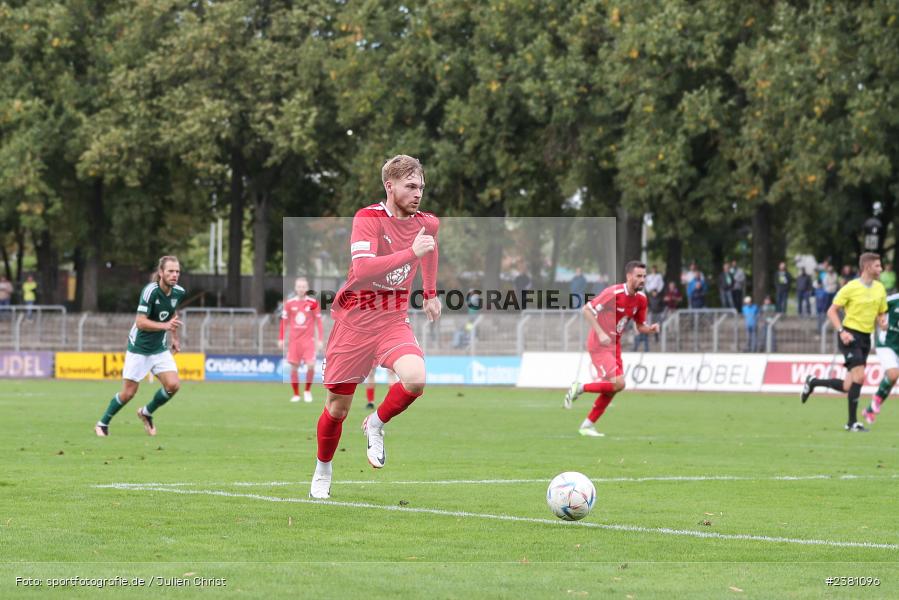 Stefan Maderer, Sachs Stadion, Schweinfurt, 23.09.2023, sport, action, BFV, Fussball, Saison 2023/2024, 11. Spieltag, Regionalliga Bayern, TGM, FCS, Türkgücü München, 1. FC Schweinfurt 1905 - Bild-ID: 2381096