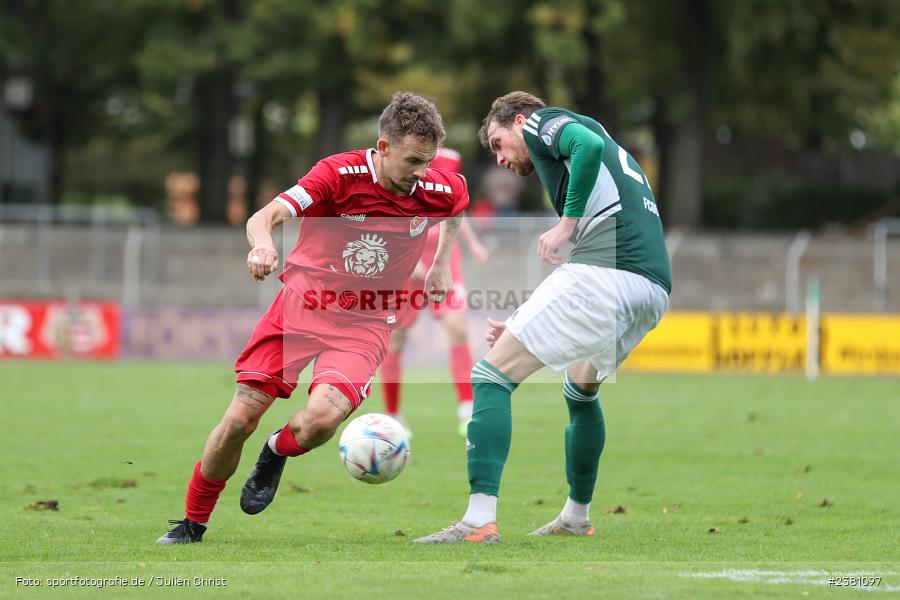 Sascha Hingerl, Sachs Stadion, Schweinfurt, 23.09.2023, sport, action, BFV, Fussball, Saison 2023/2024, 11. Spieltag, Regionalliga Bayern, TGM, FCS, Türkgücü München, 1. FC Schweinfurt 1905 - Bild-ID: 2381097