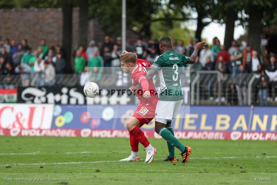 Stefan Maderer, Sachs Stadion, Schweinfurt, 23.09.2023, sport, action, BFV, Fussball, Saison 2023/2024, 11. Spieltag, Regionalliga Bayern, TGM, FCS, Türkgücü München, 1. FC Schweinfurt 1905 - Bild-ID: 2381099