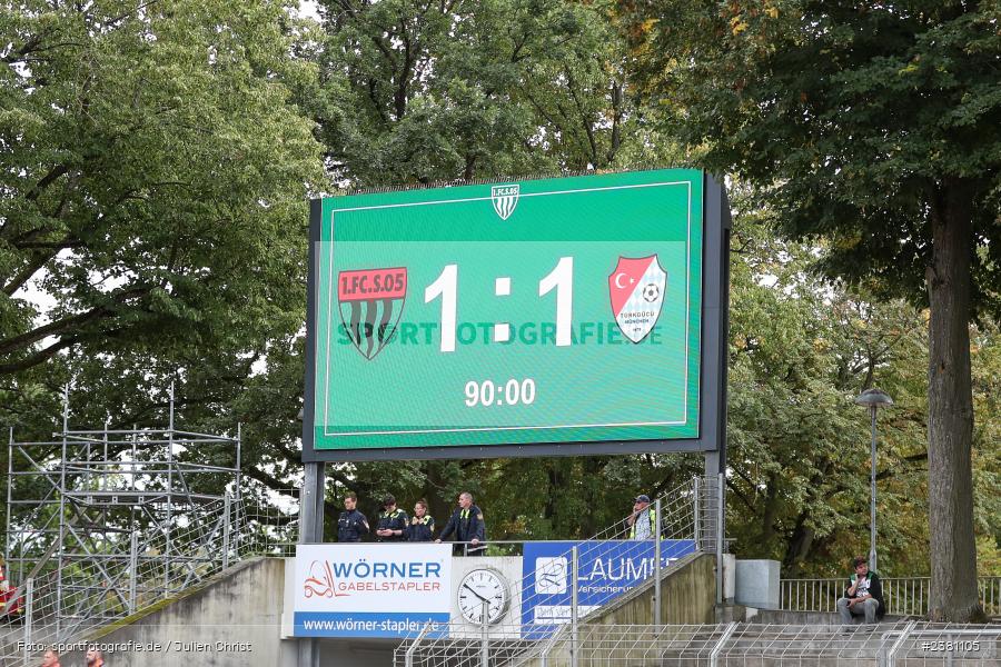 Sachs Stadion, Schweinfurt, 23.09.2023, sport, action, BFV, Fussball, Saison 2023/2024, 11. Spieltag, Regionalliga Bayern, TGM, FCS, Türkgücü München, 1. FC Schweinfurt 1905 - Bild-ID: 2381105
