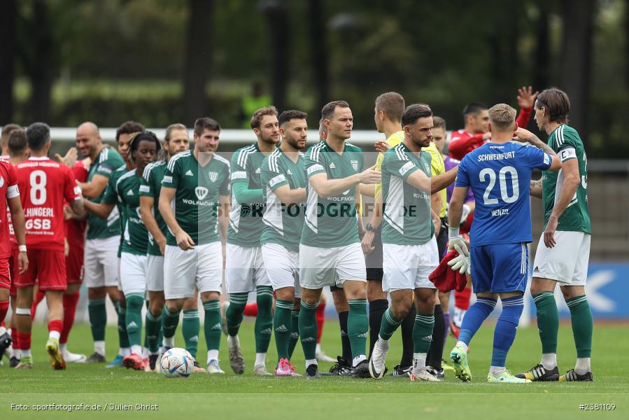 Sachs Stadion, Schweinfurt, 23.09.2023, sport, action, BFV, Fussball, Saison 2023/2024, 11. Spieltag, Regionalliga Bayern, TGM, FCS, Türkgücü München, 1. FC Schweinfurt 1905 - Bild-ID: 2381109