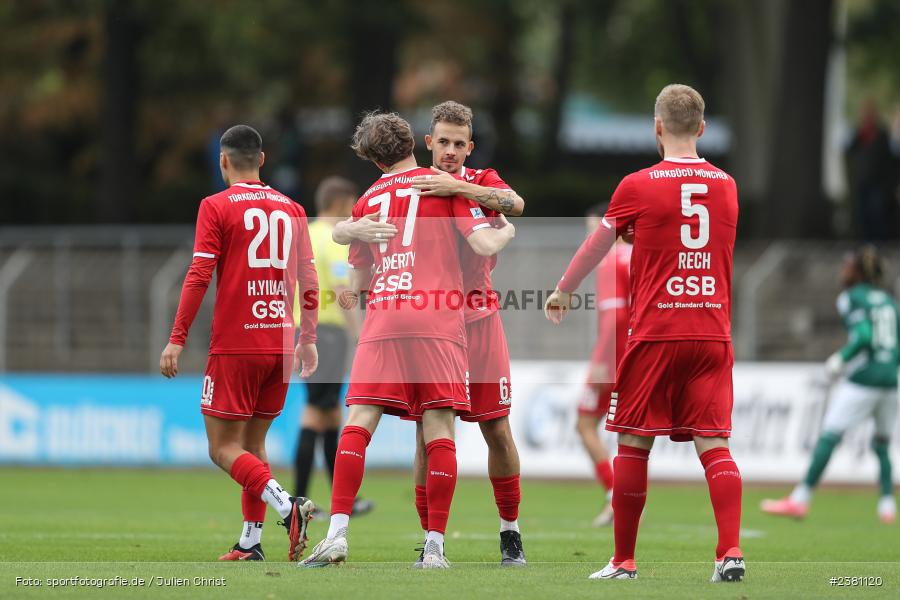 Sascha Hingerl, Sachs Stadion, Schweinfurt, 23.09.2023, sport, action, BFV, Fussball, Saison 2023/2024, 11. Spieltag, Regionalliga Bayern, TGM, FCS, Türkgücü München, 1. FC Schweinfurt 1905 - Bild-ID: 2381120