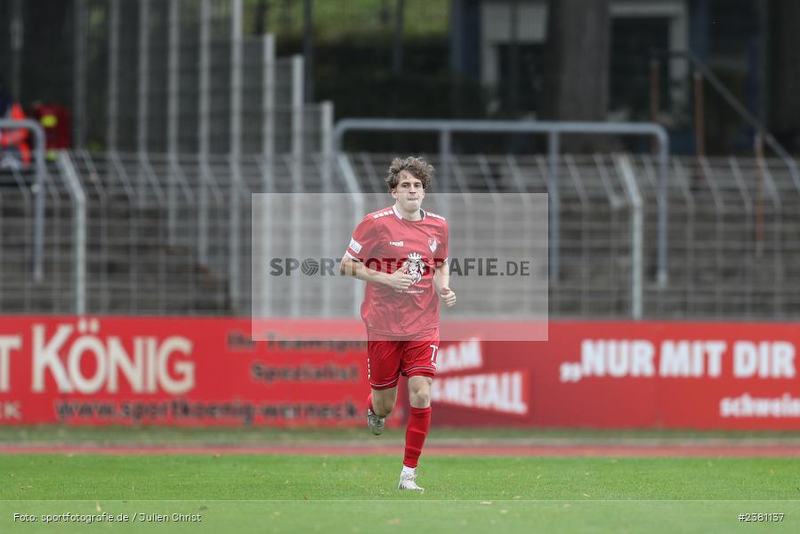 Benedict Laverty, Sachs Stadion, Schweinfurt, 23.09.2023, sport, action, BFV, Fussball, Saison 2023/2024, 11. Spieltag, Regionalliga Bayern, TGM, FCS, Türkgücü München, 1. FC Schweinfurt 1905 - Bild-ID: 2381137