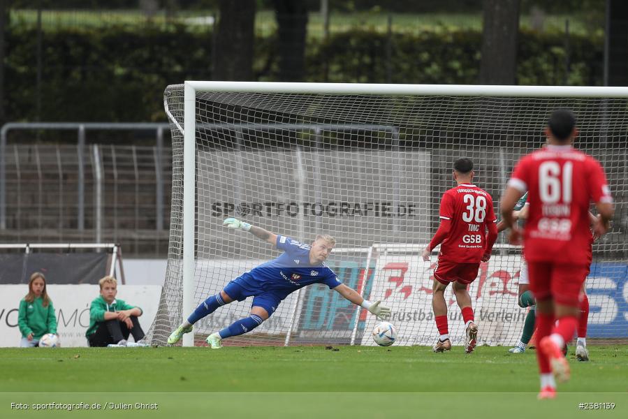 Lukas Wenzel, Sachs Stadion, Schweinfurt, 23.09.2023, sport, action, BFV, Fussball, Saison 2023/2024, 11. Spieltag, Regionalliga Bayern, TGM, FCS, Türkgücü München, 1. FC Schweinfurt 1905 - Bild-ID: 2381139