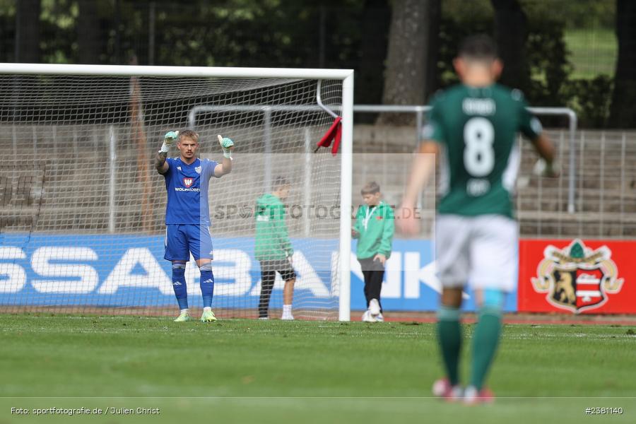 Lukas Wenzel, Sachs Stadion, Schweinfurt, 23.09.2023, sport, action, BFV, Fussball, Saison 2023/2024, 11. Spieltag, Regionalliga Bayern, TGM, FCS, Türkgücü München, 1. FC Schweinfurt 1905 - Bild-ID: 2381140