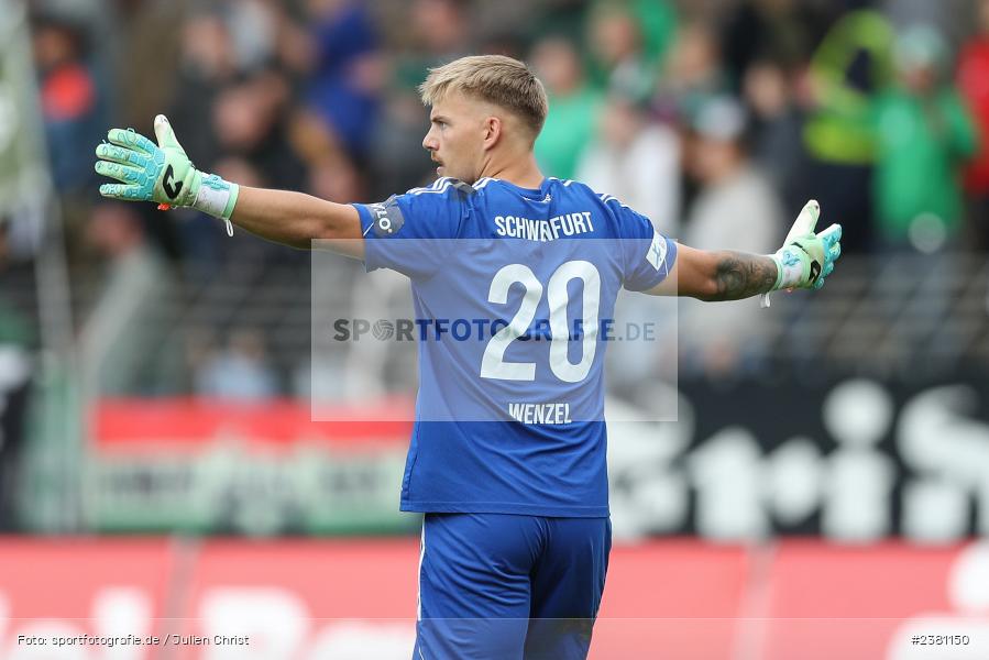 Lukas Wenzel, Sachs Stadion, Schweinfurt, 23.09.2023, sport, action, BFV, Fussball, Saison 2023/2024, 11. Spieltag, Regionalliga Bayern, TGM, FCS, Türkgücü München, 1. FC Schweinfurt 1905 - Bild-ID: 2381150