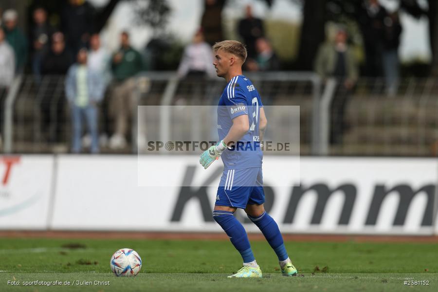 Lukas Wenzel, Sachs Stadion, Schweinfurt, 23.09.2023, sport, action, BFV, Fussball, Saison 2023/2024, 11. Spieltag, Regionalliga Bayern, TGM, FCS, Türkgücü München, 1. FC Schweinfurt 1905 - Bild-ID: 2381152
