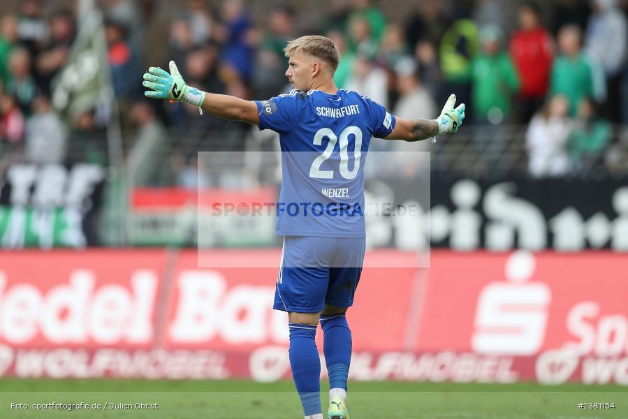 Lukas Wenzel, Sachs Stadion, Schweinfurt, 23.09.2023, sport, action, BFV, Fussball, Saison 2023/2024, 11. Spieltag, Regionalliga Bayern, TGM, FCS, Türkgücü München, 1. FC Schweinfurt 1905 - Bild-ID: 2381154