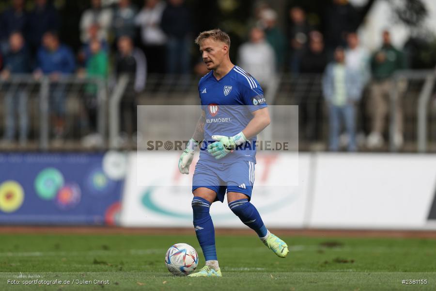 Lukas Wenzel, Sachs Stadion, Schweinfurt, 23.09.2023, sport, action, BFV, Fussball, Saison 2023/2024, 11. Spieltag, Regionalliga Bayern, TGM, FCS, Türkgücü München, 1. FC Schweinfurt 1905 - Bild-ID: 2381155