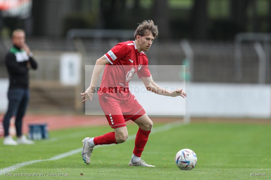 Benedict Laverty, Sachs Stadion, Schweinfurt, 23.09.2023, sport, action, BFV, Fussball, Saison 2023/2024, 11. Spieltag, Regionalliga Bayern, TGM, FCS, Türkgücü München, 1. FC Schweinfurt 1905 - Bild-ID: 2381161