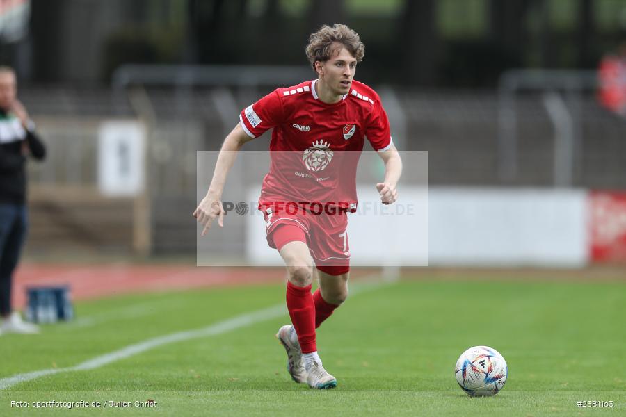 Benedict Laverty, Sachs Stadion, Schweinfurt, 23.09.2023, sport, action, BFV, Fussball, Saison 2023/2024, 11. Spieltag, Regionalliga Bayern, TGM, FCS, Türkgücü München, 1. FC Schweinfurt 1905 - Bild-ID: 2381163