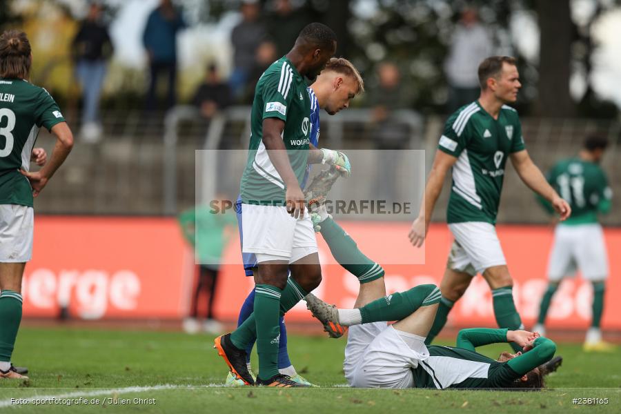 Lukas Wenzel, Sachs Stadion, Schweinfurt, 23.09.2023, sport, action, BFV, Fussball, Saison 2023/2024, 11. Spieltag, Regionalliga Bayern, TGM, FCS, Türkgücü München, 1. FC Schweinfurt 1905 - Bild-ID: 2381165