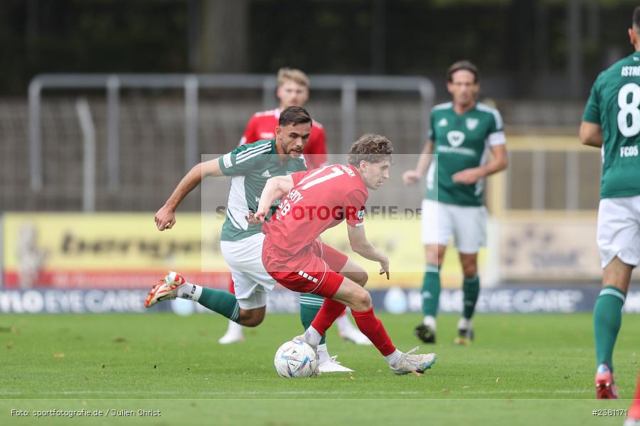 Benedict Laverty, Sachs Stadion, Schweinfurt, 23.09.2023, sport, action, BFV, Fussball, Saison 2023/2024, 11. Spieltag, Regionalliga Bayern, TGM, FCS, Türkgücü München, 1. FC Schweinfurt 1905 - Bild-ID: 2381171