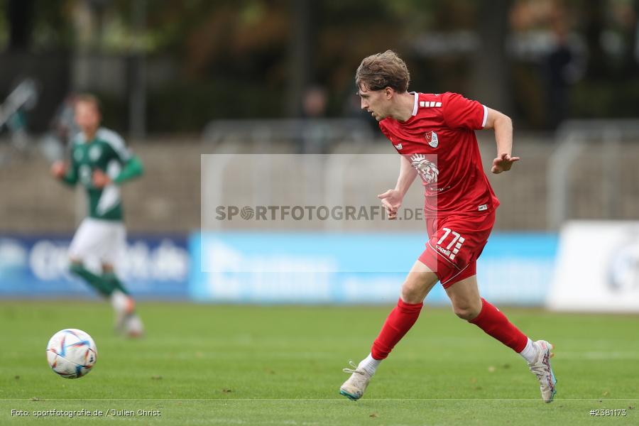 Benedict Laverty, Sachs Stadion, Schweinfurt, 23.09.2023, sport, action, BFV, Fussball, Saison 2023/2024, 11. Spieltag, Regionalliga Bayern, TGM, FCS, Türkgücü München, 1. FC Schweinfurt 1905 - Bild-ID: 2381173