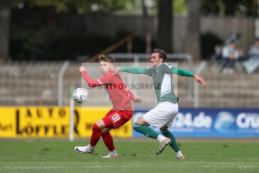 Tom Feulner, Sachs Stadion, Schweinfurt, 23.09.2023, sport, action, BFV, Fussball, Saison 2023/2024, 11. Spieltag, Regionalliga Bayern, TGM, FCS, Türkgücü München, 1. FC Schweinfurt 1905 - Bild-ID: 2381176