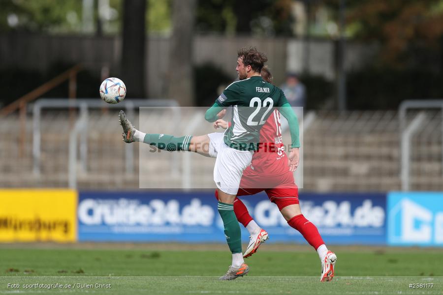 Tom Feulner, Sachs Stadion, Schweinfurt, 23.09.2023, sport, action, BFV, Fussball, Saison 2023/2024, 11. Spieltag, Regionalliga Bayern, TGM, FCS, Türkgücü München, 1. FC Schweinfurt 1905 - Bild-ID: 2381177