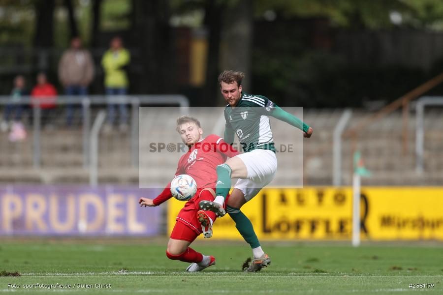 Tom Feulner, Sachs Stadion, Schweinfurt, 23.09.2023, sport, action, BFV, Fussball, Saison 2023/2024, 11. Spieltag, Regionalliga Bayern, TGM, FCS, Türkgücü München, 1. FC Schweinfurt 1905 - Bild-ID: 2381179