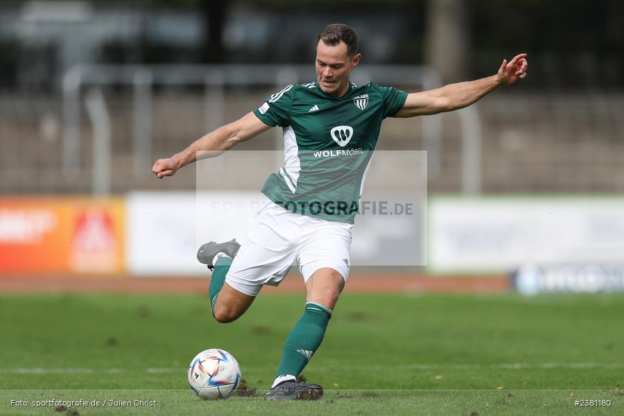 Marc Hänschke, Sachs Stadion, Schweinfurt, 23.09.2023, sport, action, BFV, Fussball, Saison 2023/2024, 11. Spieltag, Regionalliga Bayern, TGM, FCS, Türkgücü München, 1. FC Schweinfurt 1905 - Bild-ID: 2381180