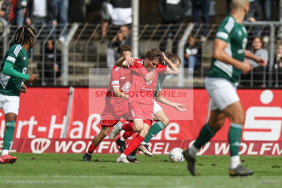 Benedict Laverty, Sachs Stadion, Schweinfurt, 23.09.2023, sport, action, BFV, Fussball, Saison 2023/2024, 11. Spieltag, Regionalliga Bayern, TGM, FCS, Türkgücü München, 1. FC Schweinfurt 1905 - Bild-ID: 2381183